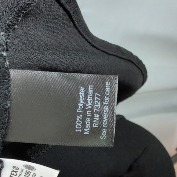 Simply Vera Vera Wang Black Layered Tank Top - Picture 5 of 8
